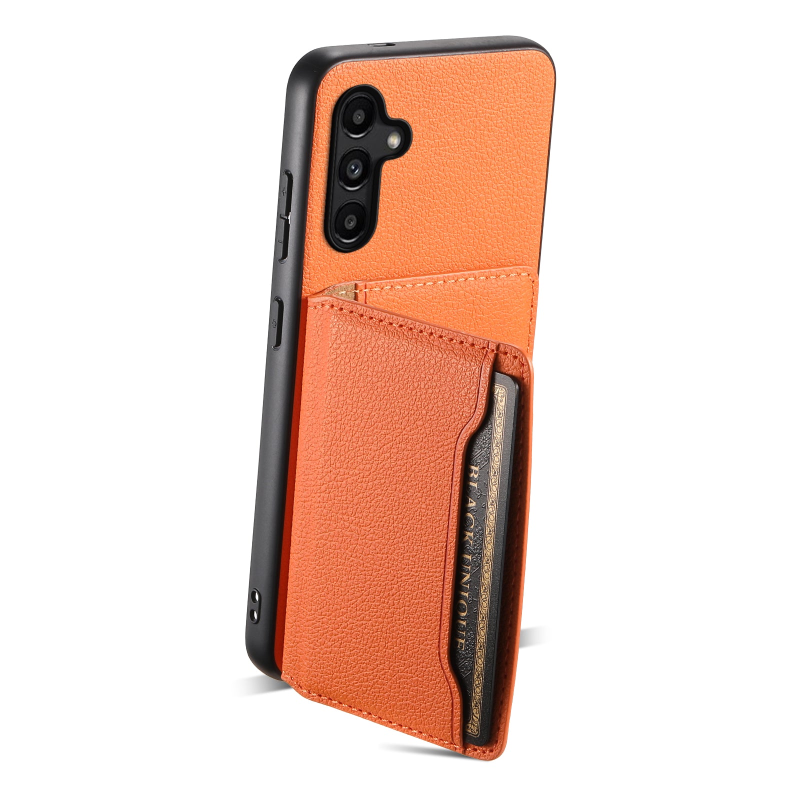For Samsung Galaxy A15 5G Slim-Fit Case Card Slots Kickstand TPU+PC+PU Phone Cover For Samsung Galaxy A15 5G Slim-Fit Case Card Slots Kickstand TPU+PC+PU Phone Cover